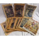 THE GEM LIBRARY, and THE MAGNET, approx 25 nos circa 1940, orig prtd wraps + BOYS OWN PAPER,