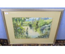 ARTHUR BELL FOSTER, SIGNED LOWER RIGHT, WATERCOLOUR, 