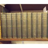 HORACE WALPOLE: THE LETTERS OF, ed Peter Cunningham, 1891 1st edn, 9 vols, orig cl gt, worn, (9)