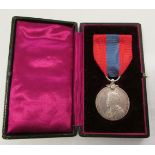 Cased Imperial Service medal, George V circular type, William Charles Dawson