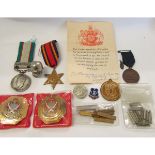 Mixed lot: IGSM George VI with North West Frontier 36/37 bar awarded to a national, Burma Star,