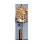 Mid-18th century small hoop and spike travelling alarm lantern clock, John Sparrow - St Neots, the