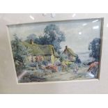 ALEXANDER MOLYNEUX STANNARD, SIGNED LOWER LEFT, WATERCOLOUR, "The harvest field", 13" x 19";