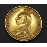 Victorian Shield Back Gold Half-Sovereign dated 1887 (Jubilee Year)