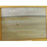 E WALSBY, SIGNED, PAIR OF WATERCOLOURS, Sailing boats; together with NIALL HENNESSY, SIGNED PRINT