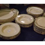 Quantity of Royal Venton gilt decorated table wares, as retailed by Harrods