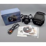 Canon Digital Powershot SX2015 digital camera with disks and leads together with Ever-ready case