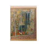 ROSINA ROGERS, SIGNED AND DATED '57 LOWER RIGHT, OIL ON BOARD, "The Little Greenhouse", 24" x 20"