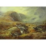 AFTER ARCHIBALD THORBURN Ptarmigan autumn plumage limited edition coloured print, published by The