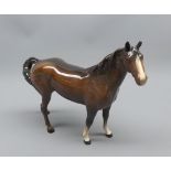 Large Beswick brown horse, 8 1/2" high