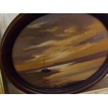 SHIRLEY CARNT, SIGNED PAIR OF OILS ON BOARD, "Evening Light Thurne Mill" and "Thornham Saltings -