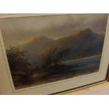 SYDNEY PAGET, SIGNED WATERCOLOUR, Lakeland Scene, 11" x 16"