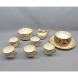 Quantity of Diamond China floral and gilt decorated tea wares