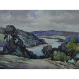 * PHILIP OSWALD JENNINGS, ARE, ARCA (BORN 1921, BRITISH) "Helford River, Cornwall" watercolour,