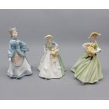 Royal Worcester Figurines: Rebecca, Spring and Spring Morn (2)