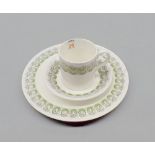 Wedgwood Persephone Eric Ravilious designed cup, saucer and plate (A/F)