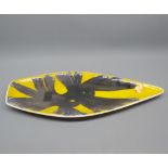 Poole Delphis abstract pattern dish, 17" long