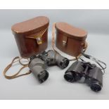 Cased pair of Swift Audubon Mk II binoculars, and further cased pair of Alpha binoculars (2)