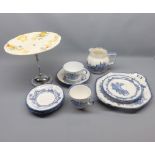 Mixed Lot: Royal Doulton Norfolk pattern jug, double-handled serving dish, quantity of cups, saucers