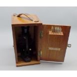 Cased Britex Minor microscope, No 5207