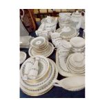 Good quantity Spode Provence pattern dinner and table wares, to include covered vegetable dishes,