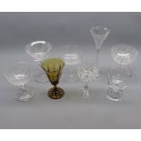 Collection of eight various mainly early 20th century saucer champagnes etc