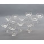 Collection of eleven 20th century saucer champagnes