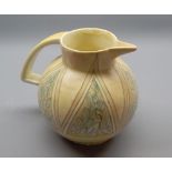 Price Kensington pottery jug, decorated with stylised floral detail