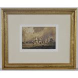 WILLIAM CALLOW (1812-1908, BRITISH) "The Rade de Brest" watercolour, signed lower left 4 x 6 ins