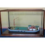 Scale Model by M R Field, of MV Peterna a ship built by Short Bros, Sunderland, 1915. Civil and