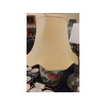 Oriental table lamp 20" high