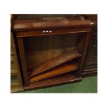 Victorian mahogany bookcase, with adjustable shelving, 42" wide