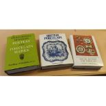 Three reference books by Geoffrey Godden: British Pottery and Porcelain, Pottery and Porcelain