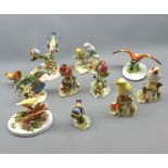 Collection of 11 various Adderley and other models of birds