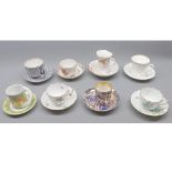 Collection of various European and other tea wares, includes Herend and other wares etc