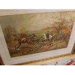H MURRAY (19TH/20TH CENTURY, BRITISH) Hunting scenes pair of watercolours, both signed 12 x 17 1/
