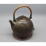 Early 20th century hammered copper electric kettle, marked Cehal to base