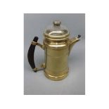 Vintage formerly silver plated coffer percolator