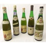 Popff & Irion Reisling 1976: 1 bottle, Grunhauser Reisling Spatlese: 1 bottle, Ockfener Moselle: 2