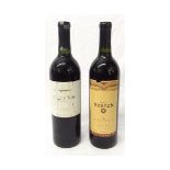 Five bottles comprising two by Catena Malbec Estate bottled and three bottles Malbec Norton 1997