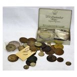 Packet small lot assorted world coins