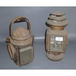 TWO VINTAGE LANTERNS