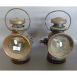 PAIR OF LUCAS KING OF THE ROAD NO 722 VINTAGE LAMPS