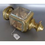 VINTAGE BRASS COACHMAN'S LANTERN