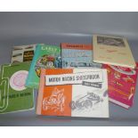 ASSORTED MOTORING TITLES AND MANUALS