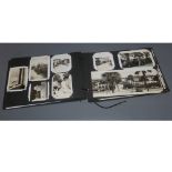 FAMILY PHOTOGRAPH ALBUM CONTAINING MANY PHOTOGRAPHS OD DAYTONA BEACH AND SIR MALCOLM CAMPBELL'S