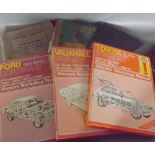 BOX: CAR MANUALS, HANDBOOKS, PRIMUS STOVE AND BLOW LAMPS