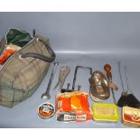 VINTAGE MOTORIST'S TOOL KIT COMPLETE WITH TOOLS AND ASSORTED SPARES