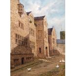 ELIAS BANCROFT (1846-1924, BRITISH) Plas Manor pair of watercolours, both signed 14 x 10ins (2)