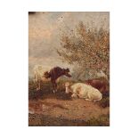 CIRCLE OF THOMAS SYDNEY COOPER (19th CENTURY, BRITISH)Pastoral scenes with cattle pair of oils on